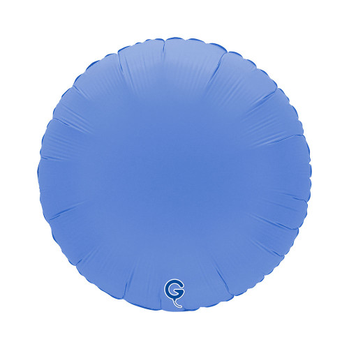18 inch Round Soft Matte Lotus Blue balloon