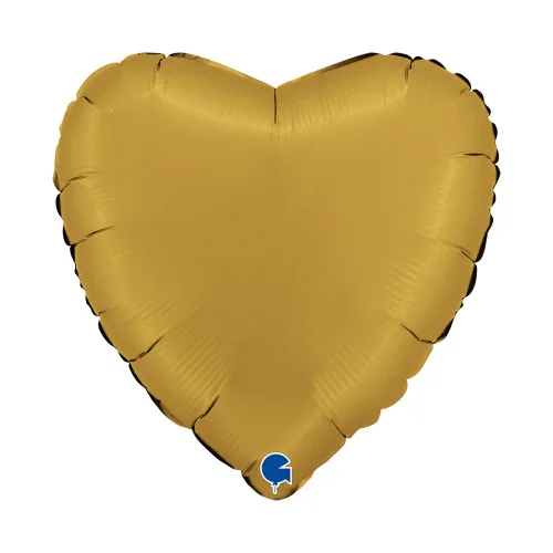 18 inch Heart Satin Gold Foil Balloons | Winner Party