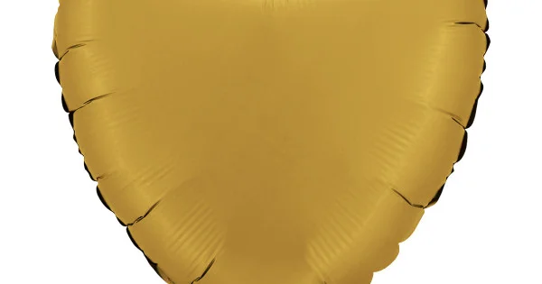 18 inch Heart Satin Gold Foil Balloons | Winner Party