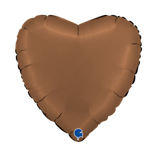 18 inch Heart Satin Chocolate Foil balloon 18 inch Heart Satin Chocolate Foil balloon