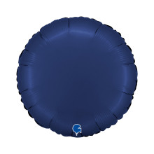 18 inch Round Satin Blue Navy Foil Balloons 18 inch Round Satin Blue Navy Foil Balloons