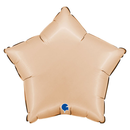 18 inch STAR SATIN NUDE balloon 18 inch STAR SATIN NUDE balloon