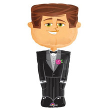 50 inch Groom AirWalkers® XL® Foil balloon 50 inch Groom AirWalkers® XL® Foil balloon