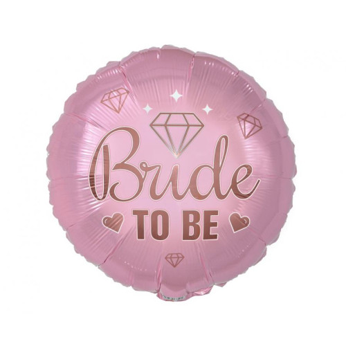 18 inch Bride To Be pink Foil balloon