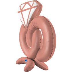 39 inch The Standups Rings foil balloon
