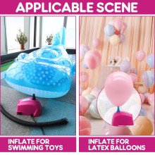Inflatable Toys Air Pump Inflator of Latex Balloons Foil balloons Multi-functional Electric Portable Air Pump 300W