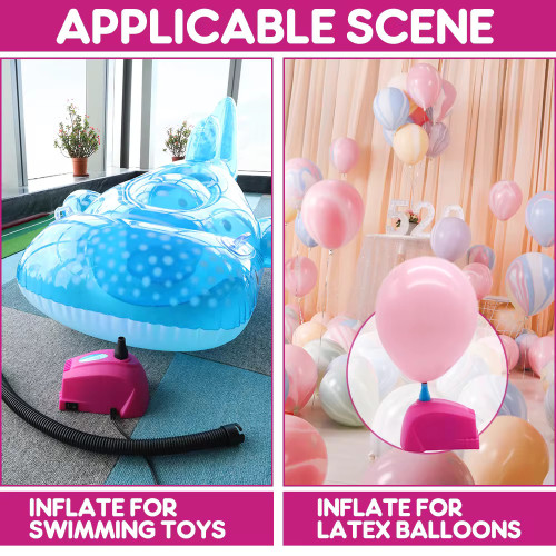 Inflatable Toys Air Pump Inflator of Latex Balloons Foil balloons Multi-functional Electric Portable Air Pump 300W