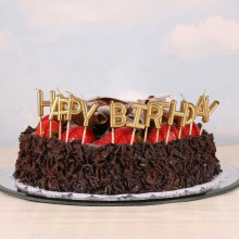 Happy Birthday Pick Candle- Metallic Gold Happy Birthday Pick Candle- Metallic Gold