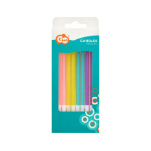 شموع مكس ماكرون( 8 شمعات) 14 سم