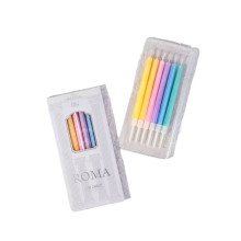 شموع روما لؤلؤية ملونة 6 شمعة شموع روما لؤلؤية ملونة 6 شمعة