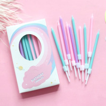 Popular Blue, Pink , Lilac, free Cake candles 6 Pcs Popular Blue, Pink , Lilac, free Cake candles 6 Pcs