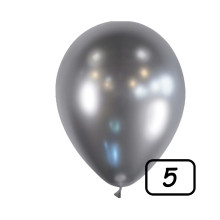 5 inch balloon chrome Silver 100 pcs 5 inch balloon chrome Silver 100 pcs