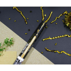 Confetti Cannon Streamers Gold / 40 cm (12 pcs)