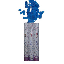 Baby Gender Reveal Confetti Cannon Blue 40 cm Baby Gender Reveal Confetti Cannon Blue 40 cm