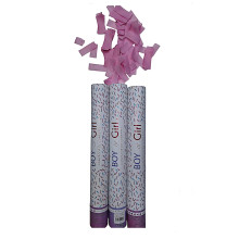 Baby Gender Reveal Confetti Cannon pink 40 cm Baby Gender Reveal Confetti Cannon pink 40 cm