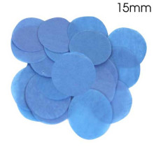 15mm x 14gTissue Paper Confetti Flame Retardant Round 15mm x 14g Blue 15mm x 14gTissue Paper Confetti Flame Retardant Round 15mm x 14g Blue