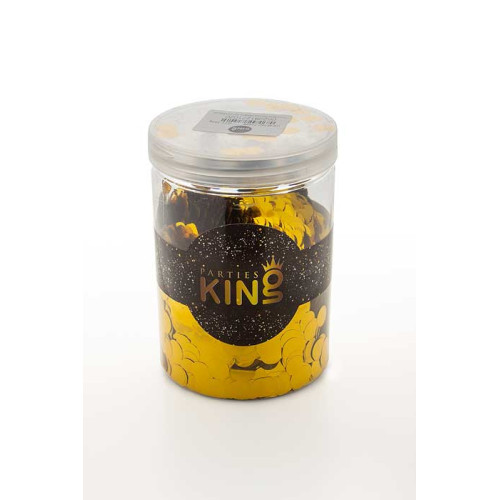 Foil confetti Gold jar 250g Foil confetti Gold jar 250g