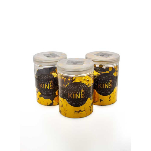 Foil confetti Gold jar 250g Foil confetti Gold jar 250g