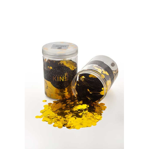 Foil confetti Gold jar 250g Foil confetti Gold jar 250g