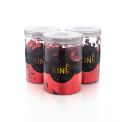 Foil confetti red jar 250g
