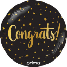 18 inch Congrats Gold Stars Foil balloon 18 inch Congrats Gold Stars Foil balloon
