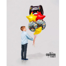 28 inch Birthday Gamer Control Balloons
