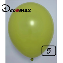 5 inch latex balloon PASTEL OLIVE (100 Pcs) 5 inch latex balloon PASTEL OLIVE (100 Pcs)