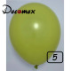 5 inch latex balloon PASTEL OLIVE (100 Pcs)