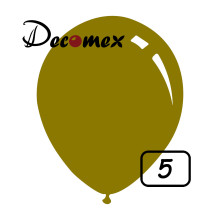 5 inch latex balloon PASTEL OLIVE (100 Pcs)