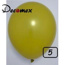 5 inch latex balloon PASTEL MUSTARD (100 Pcs) 5 inch latex balloon PASTEL MUSTARD (100 Pcs)