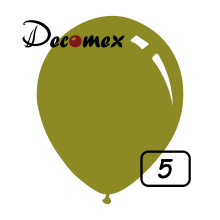 5 inch latex balloon PASTEL MUSTARD (100 Pcs)