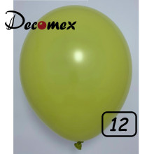 12 inch latex balloon PASTEL OLIVE (100 Pcs) 12 inch latex balloon PASTEL OLIVE (100 Pcs)