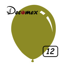 12 inch latex balloon PASTEL MUSTARD (100 Pcs)