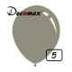 5 inch latex balloon PASTEL STONE (100 Pcs)