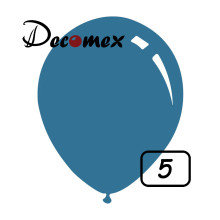 5 inch latex balloon PASTEL DUSTY BLUE (100 Pcs)