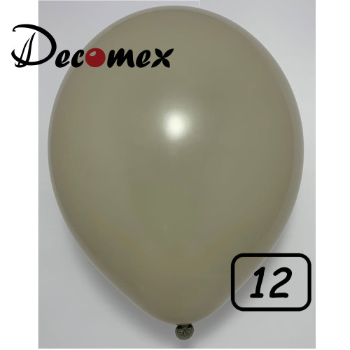 12 inch latex balloon PASTEL STONE (100 Pcs)