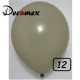 12 inch latex balloon PASTEL STONE (100 Pcs)