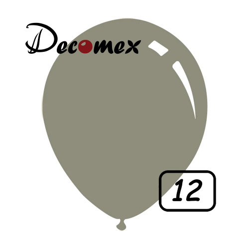 12 inch latex balloon PASTEL STONE (100 Pcs)
