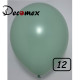 12 inch latex balloon PASTEL WINTER GREEN (100 Pcs)
