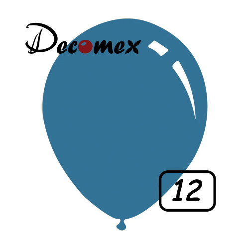 12 inch latex balloon PASTEL DUSTY BLUE (100 Pcs) 12 inch latex balloon PASTEL DUSTY BLUE (100 Pcs)