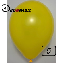 5 inch latex balloon STANDARD DEEP YELLOW (100 Pcs) 5 inch latex balloon STANDARD DEEP YELLOW (100 Pcs)
