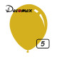 5 inch latex balloon STANDARD DEEP YELLOW (100 Pcs)