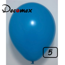 5 inch latex balloon STANDARD OCEAN BLUE (100 Pcs) 5 inch latex balloon STANDARD OCEAN BLUE (100 Pcs)