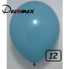 12 inch latex balloon STANDARD CAROLINA BLUE (100 Pcs) 12 inch latex balloon STANDARD CAROLINA BLUE (100 Pcs)