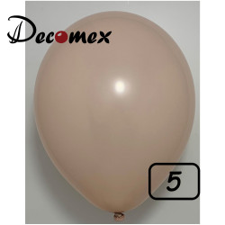 5 inch latex balloon PASTEL CAMEO (100 Pcs)