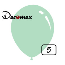 5 inch latex balloon PASTEL GREEN TEA (100 Pcs)
