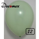 12 inch latex balloon PASTEL GREEN TEA (100 Pcs) 12 inch latex balloon PASTEL GREEN TEA (100 Pcs)