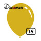 18 inch latex balloon Deep Yellow (10 Pcs)