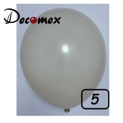 5 inch latex balloon PASTEL SAND (100 Pcs)