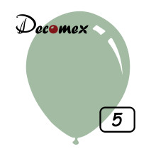 5 inch latex balloon PASTEL EUCALYPTUS (100 Pcs)